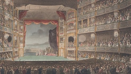 a colorized theatre illustration